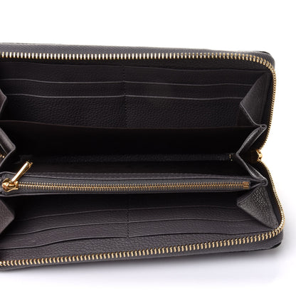 Gucci Grainy Calfskin Zumi Zip Around Wallet Dusty Grey 7 of 11