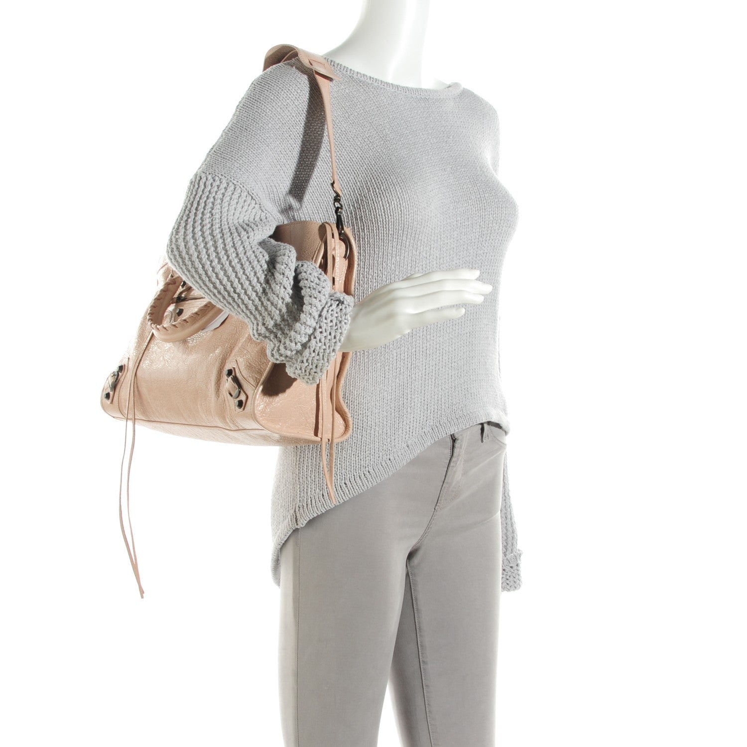 Balenciaga Agneau Classic Hardware City Rose Aubepine Rose Light 3 of 7