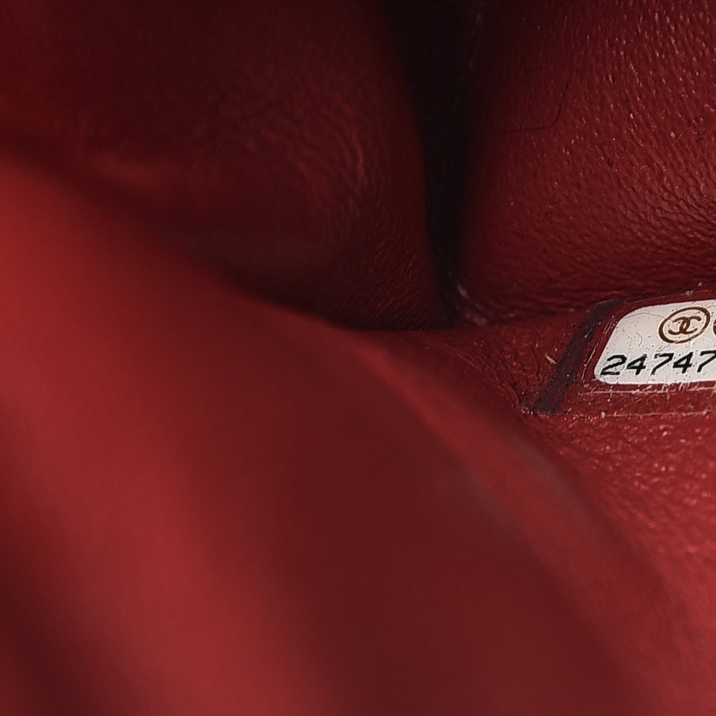 Caviar Quilted Medium Double Flap Red