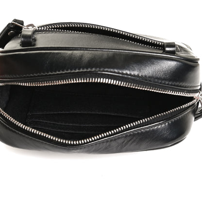 Saint Laurent Calfskin Matelasse Studded Monogram Lou Belt Bag Black 5 of 10