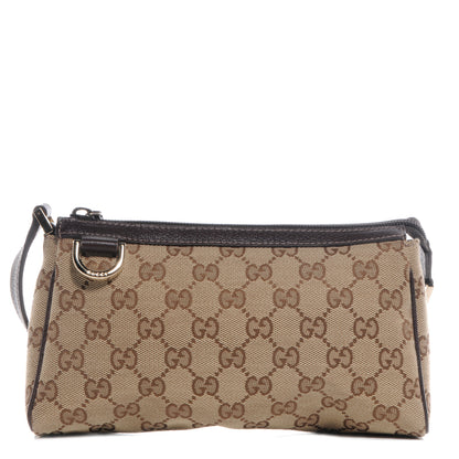 Gucci Monogram D Ring Pochette Brown 1 of 8