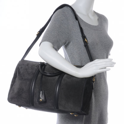 Louis Vuitton Suede Calfskin SC Bag MM Asphalt 2 of 7