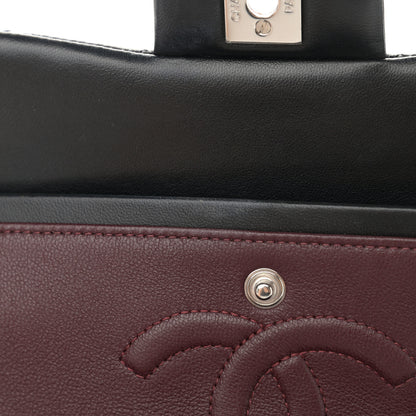 Chanel Lambskin Quilted Medium Double Flap Black 13 of 14