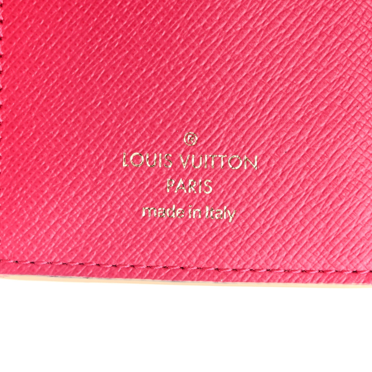 Louis Vuitton Damier Azur 2021 Christmas Animation Hollywood Victorine Wallet Fuchsia 6 of 6