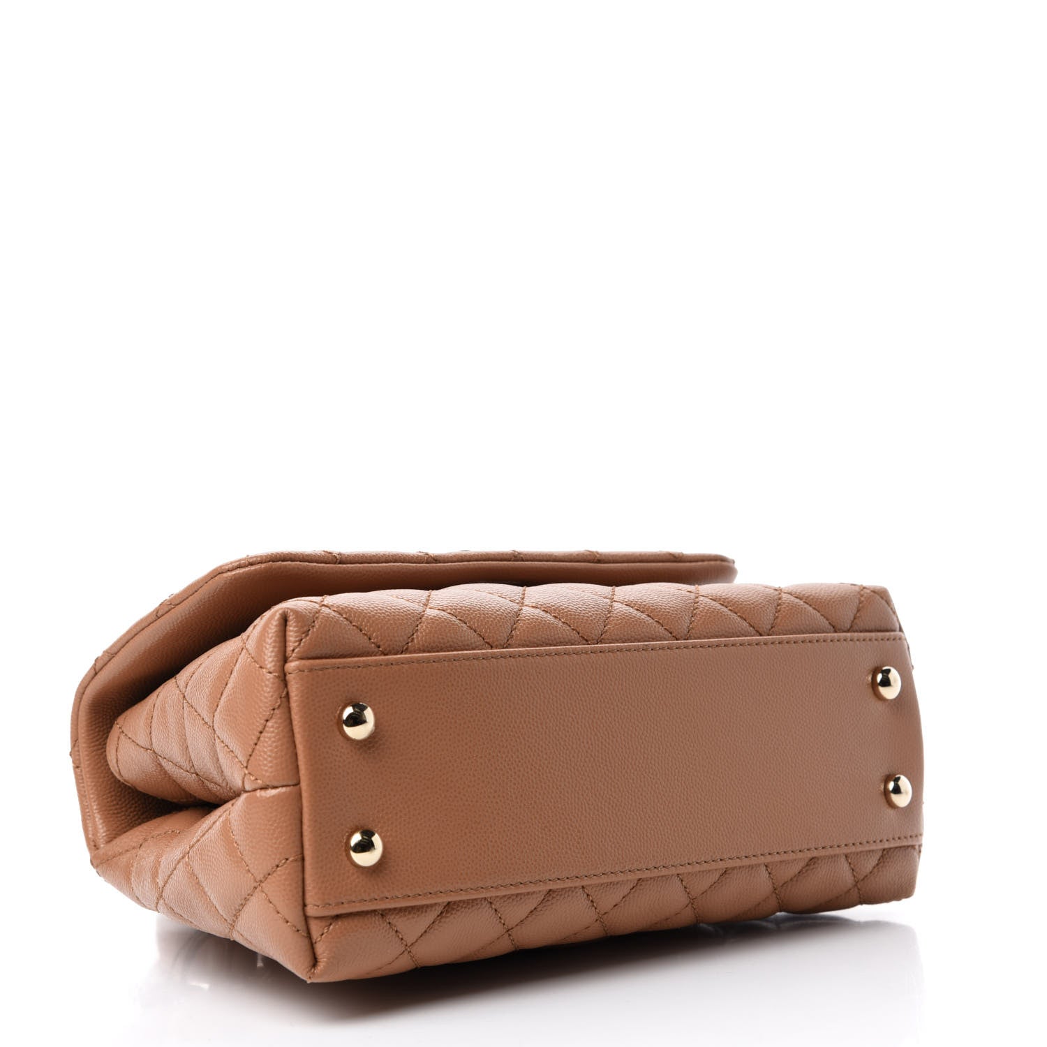 Chanel Caviar Quilted Mini Coco Handle Flap Brown 5 of 11