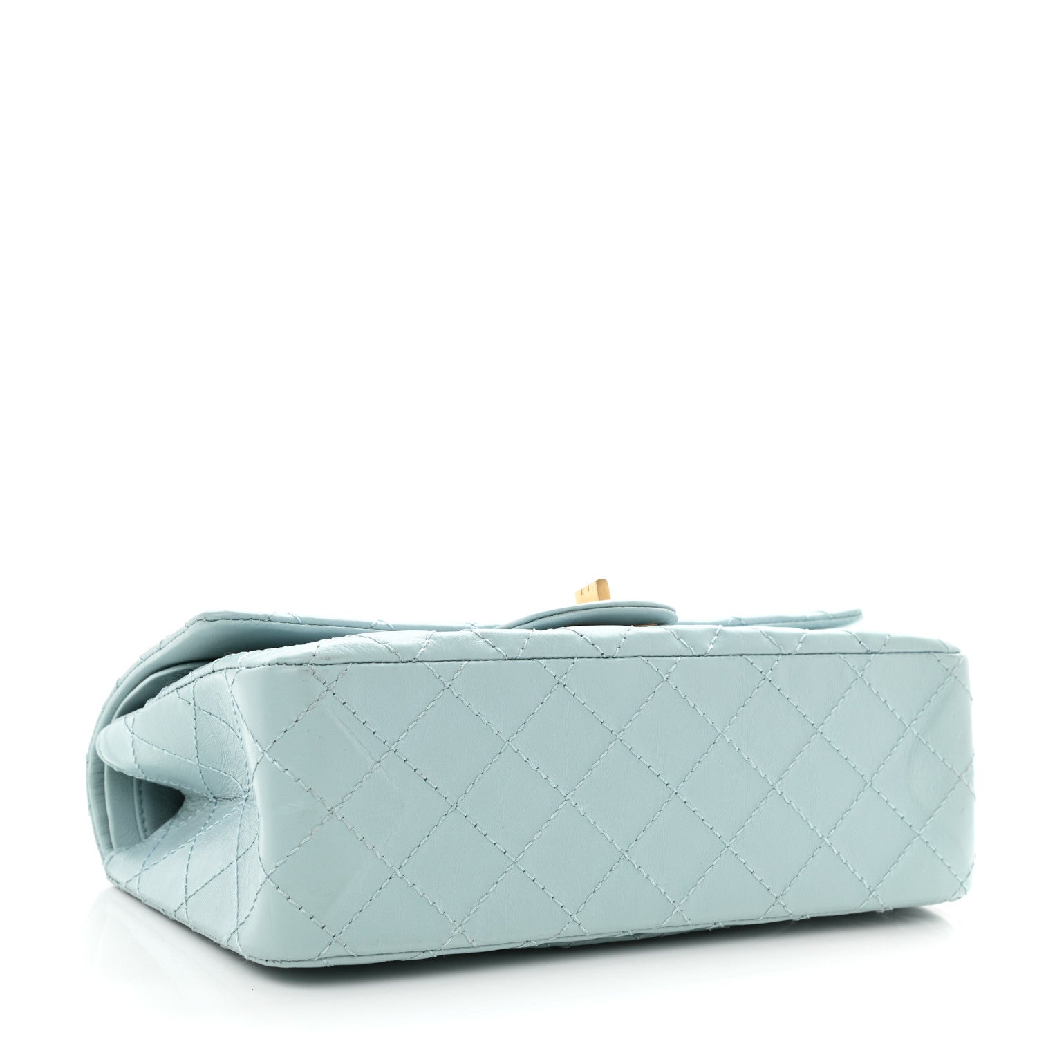 Chanel Aged Calfskin Quilted 2.55 Reissue 225 Flap Light Blue 4 of 8