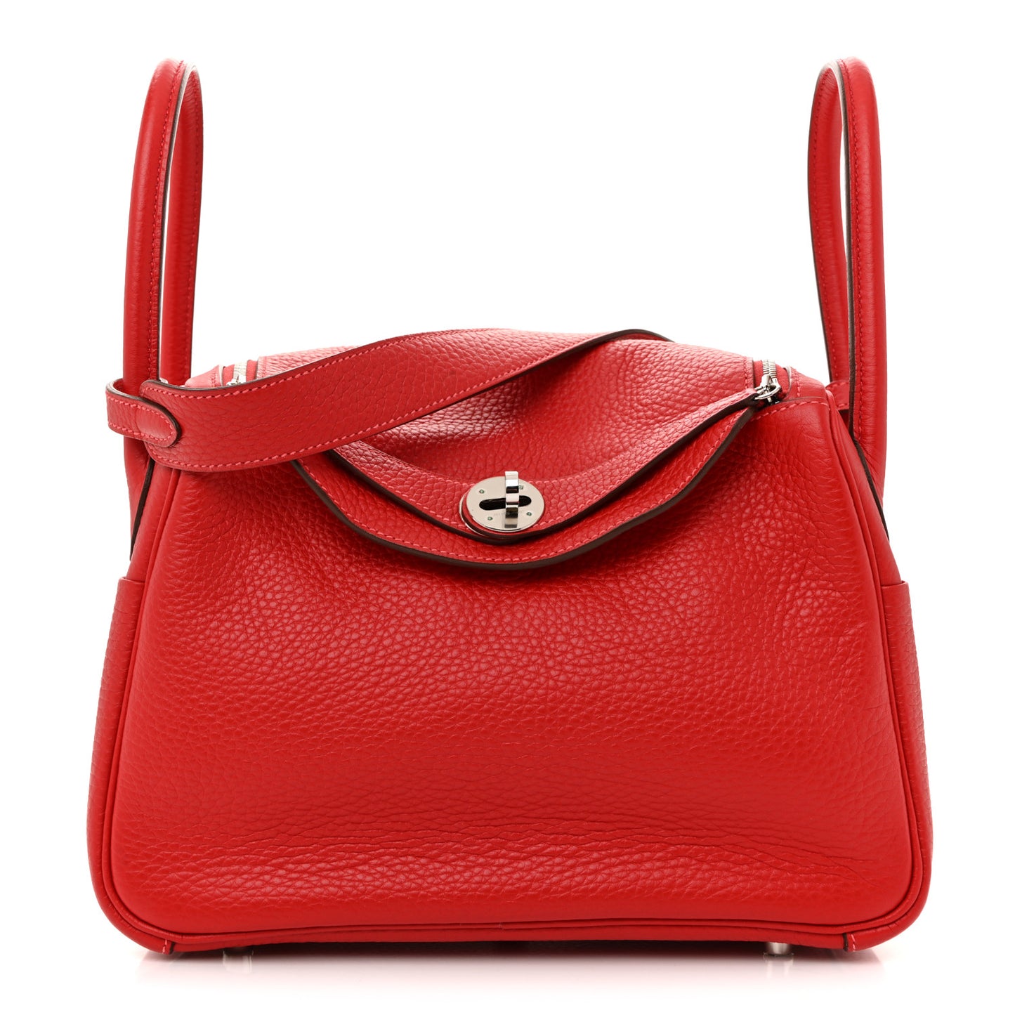 Taurillon Clemence Verso Lindy 26 Rouge Casaque Bougainvillea
