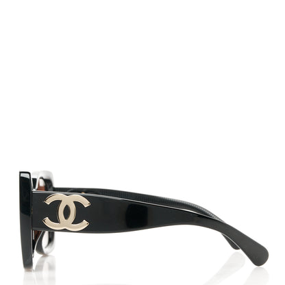Chanel Square Polarized CC Sunglasses 5494-A Black 3 of 8