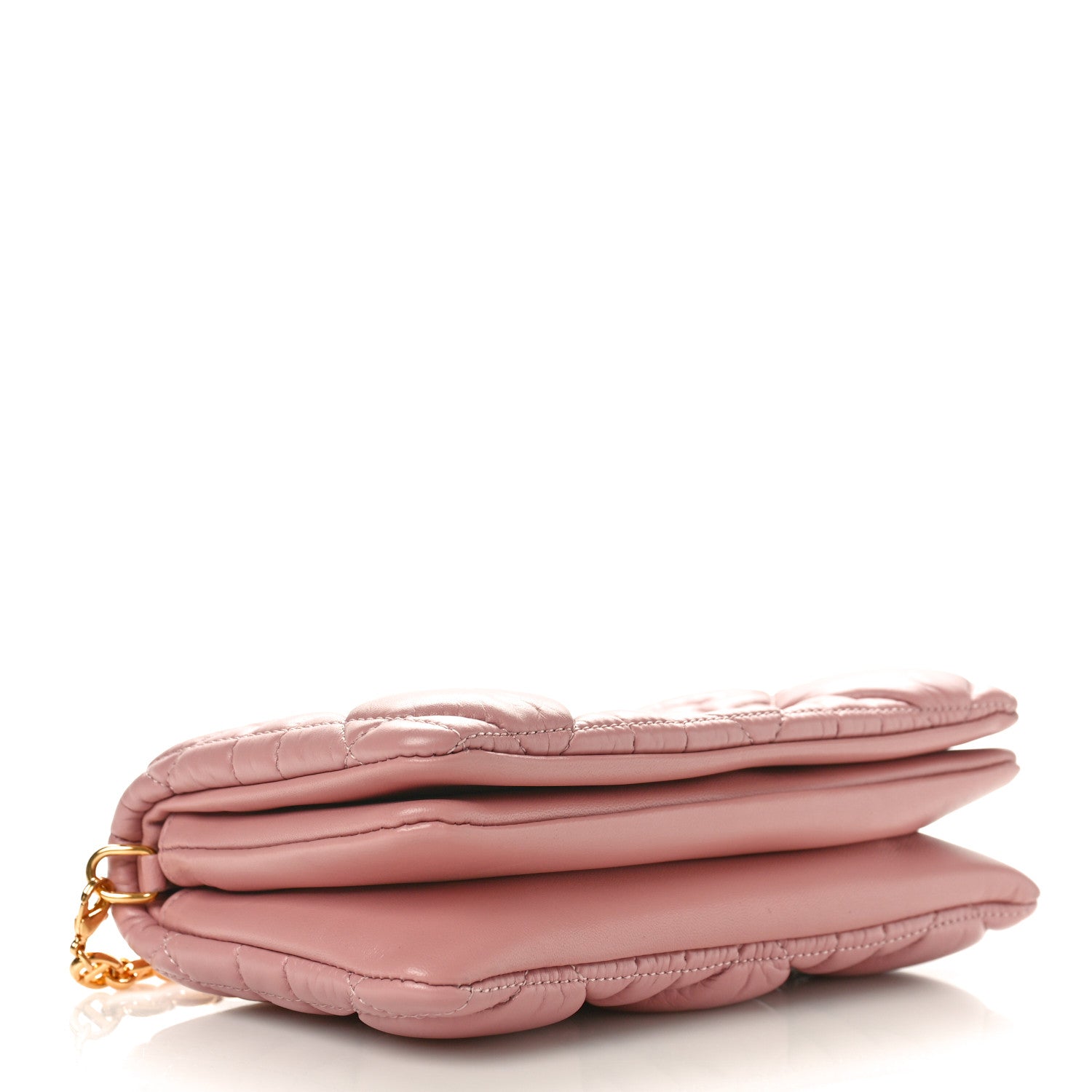 Christian Dior Calfskin Macrocannage Mini Caro Bag Rose De Vents 4 of 9