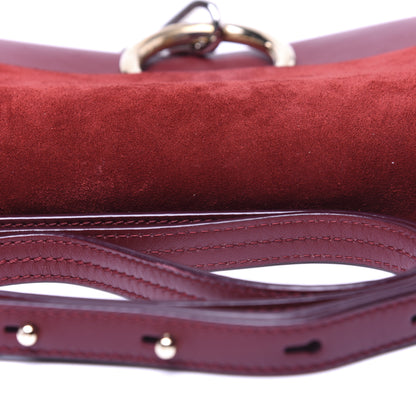 Chloe Suede Calfskin Small Faye Shoulder Bag Plum Purple 14 of 14