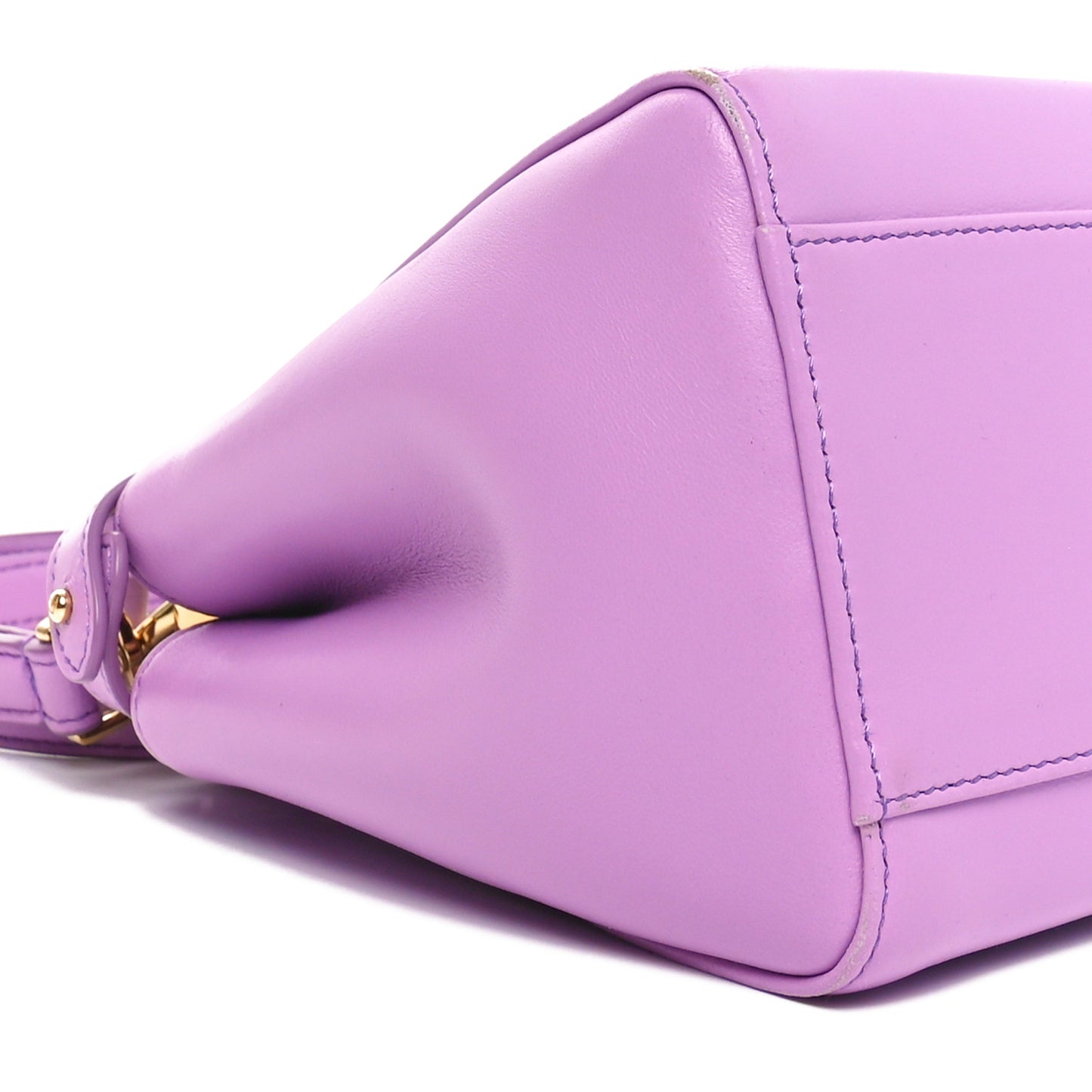 Nappa Stacked Bar Mini Peekaboo Iconic Satchel Violetta