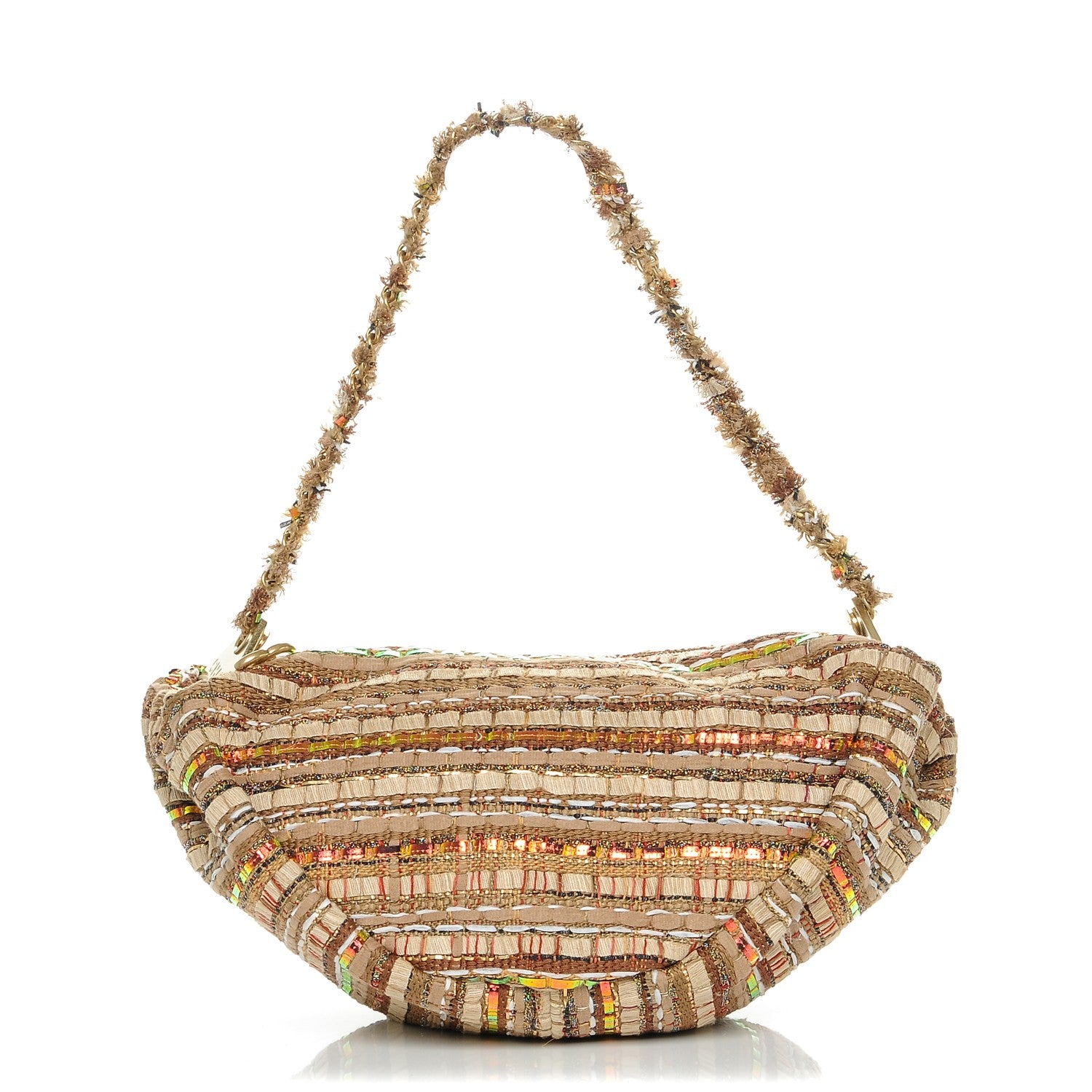 Chanel Tweed Hammock Hobo Beige 1 of 7