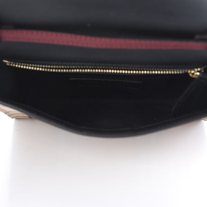 Burberry Haymarket Check Small Loxley Crossbody Bright Toffee 5 of 12