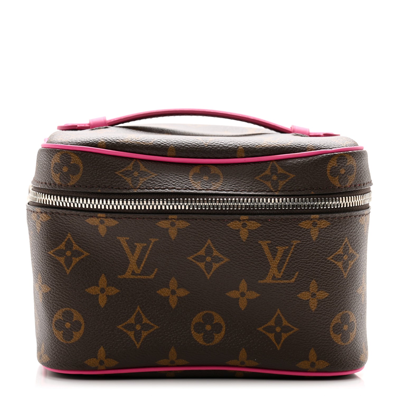 Louis Vuitton Monogram Macassar Nice Mini Fuchsia 1 of 8