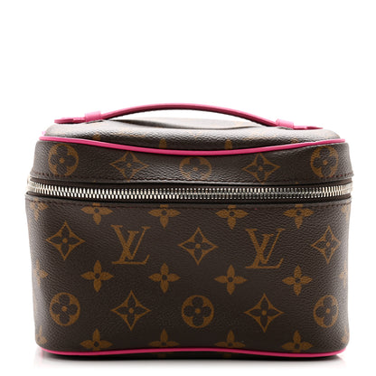 Louis Vuitton Monogram Macassar Nice Mini Fuchsia 1 of 8