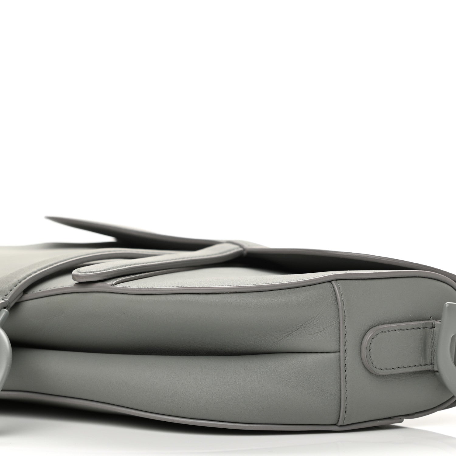 Christian Dior Ultra Matte Calfskin Saddle Bag Grey 10 of 12