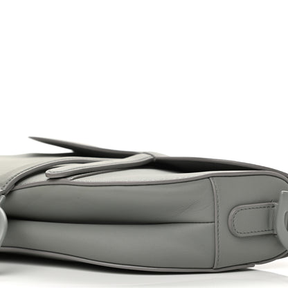 Christian Dior Ultra Matte Calfskin Saddle Bag Grey 10 of 12