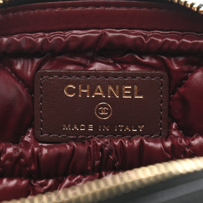 Chanel Caviar Quilted Small Curvy Pouch Cosmetic Case Black 6 of 7