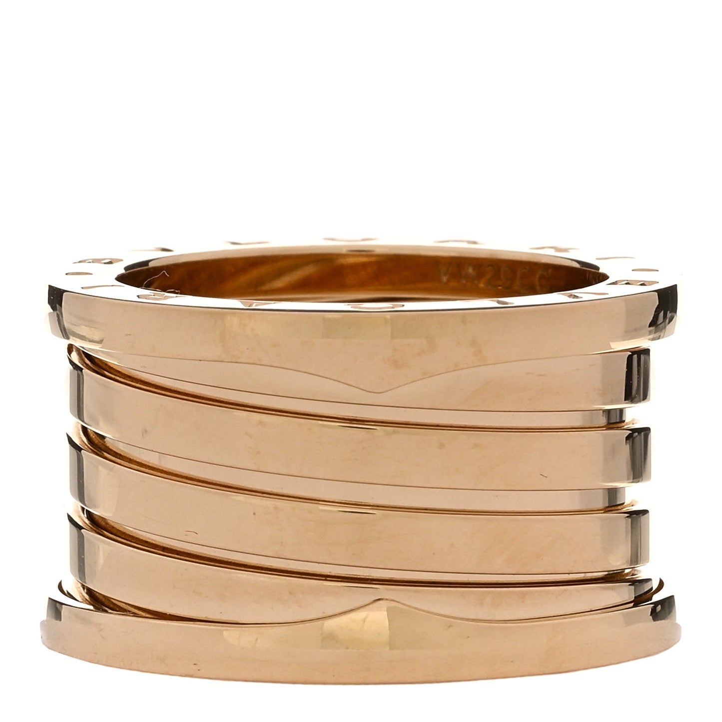 18K Yellow Gold B.Zero1 Five-Band Anniversary Ring 55 7.25
