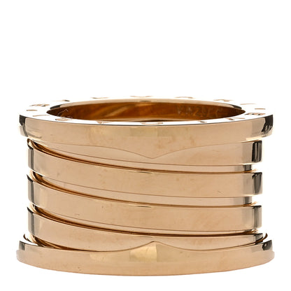 Bulgari 18K Yellow Gold B.Zero1 Five-Band Anniversary Ring 55 7.25 3 of 5