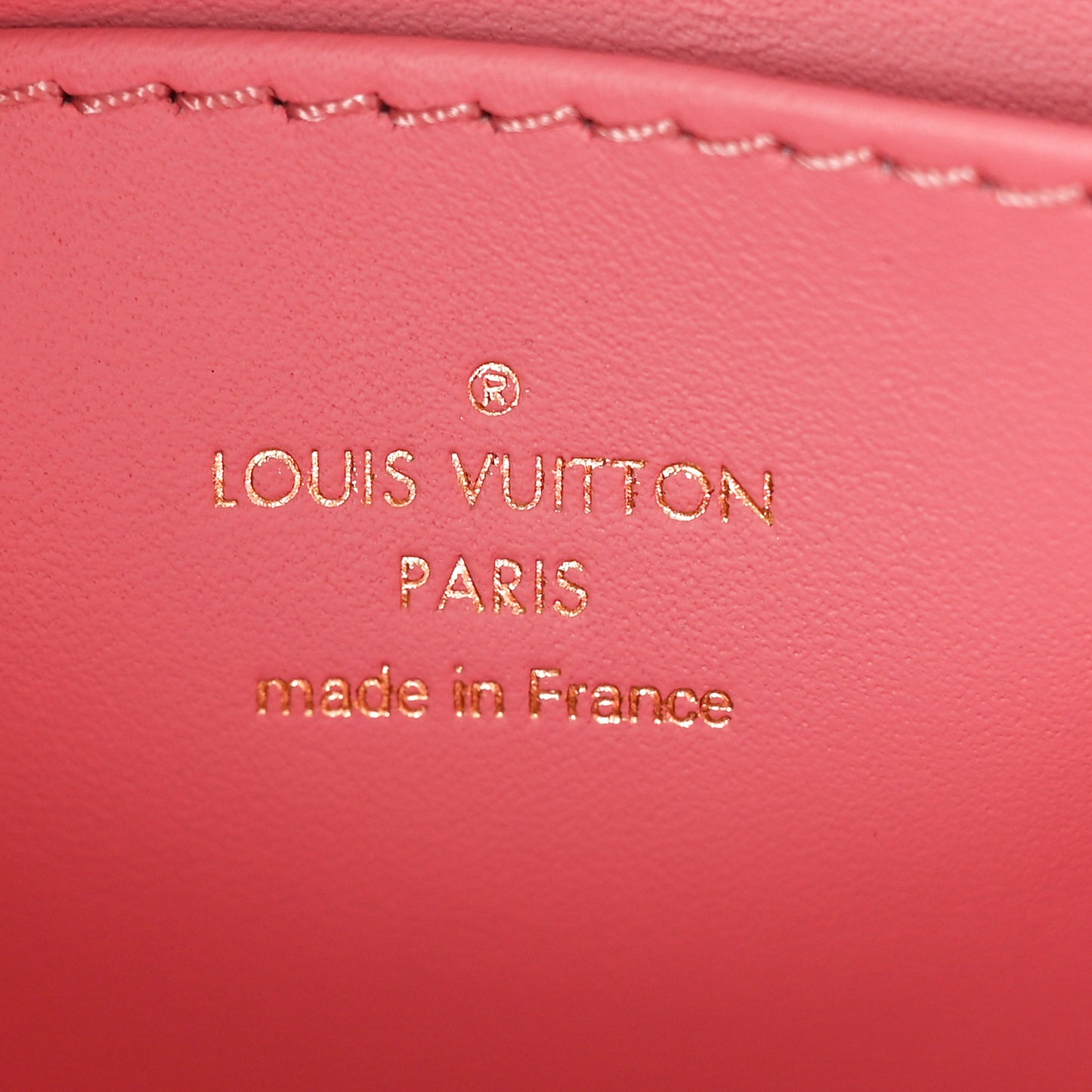 Lambskin Malletage Top Handle GO-14 MM Raspberry