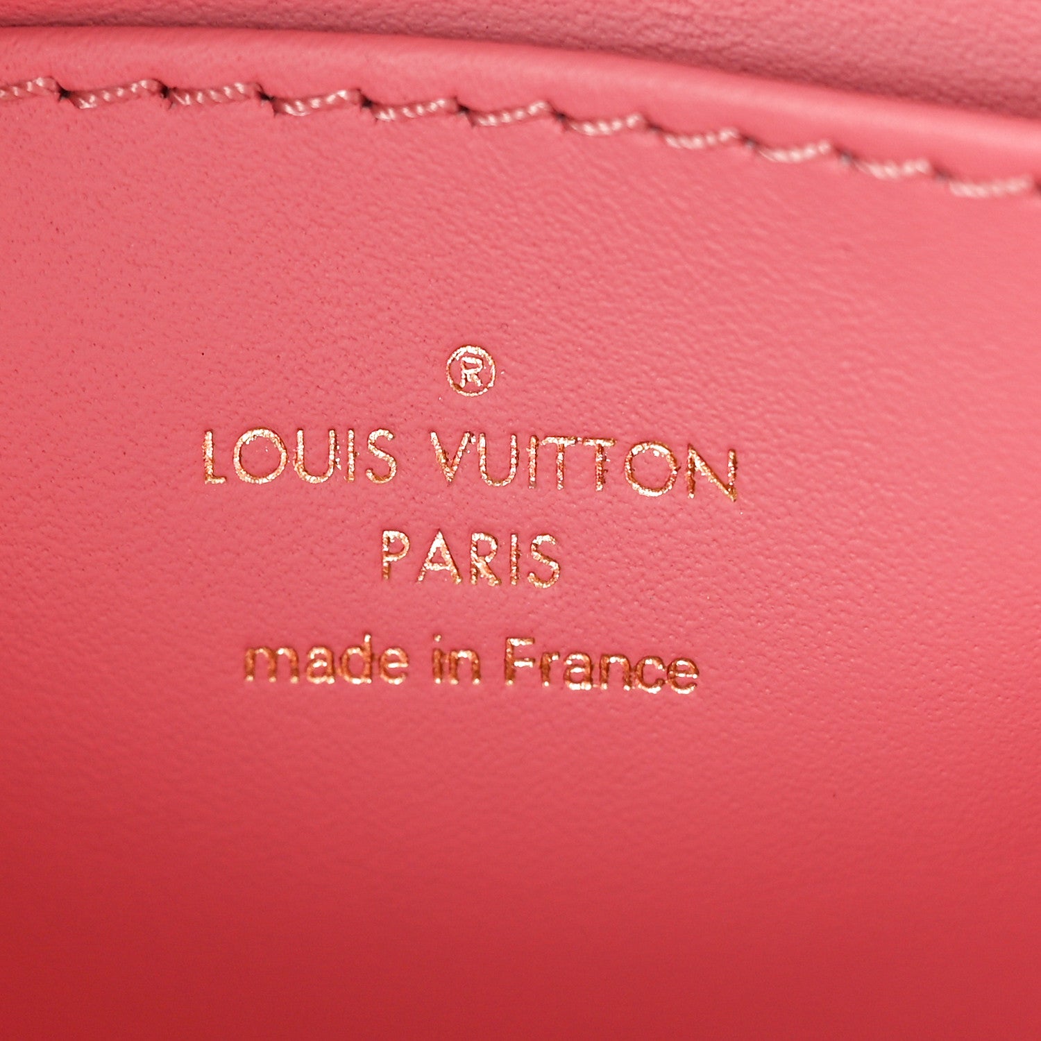 Louis Vuitton Lambskin Malletage Top Handle GO-14 MM Raspberry 7 of 10