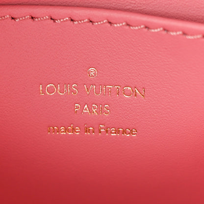 Louis Vuitton Lambskin Malletage Top Handle GO-14 MM Raspberry 7 of 10