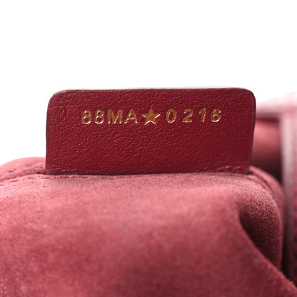 Christian Dior Calfskin Macrocannage Medium Toujours Vertical Tote Burgundy 9 of 12