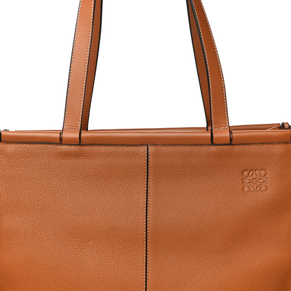 Loewe Grained Calfskin Cushion Tote Tan 12 of 23
