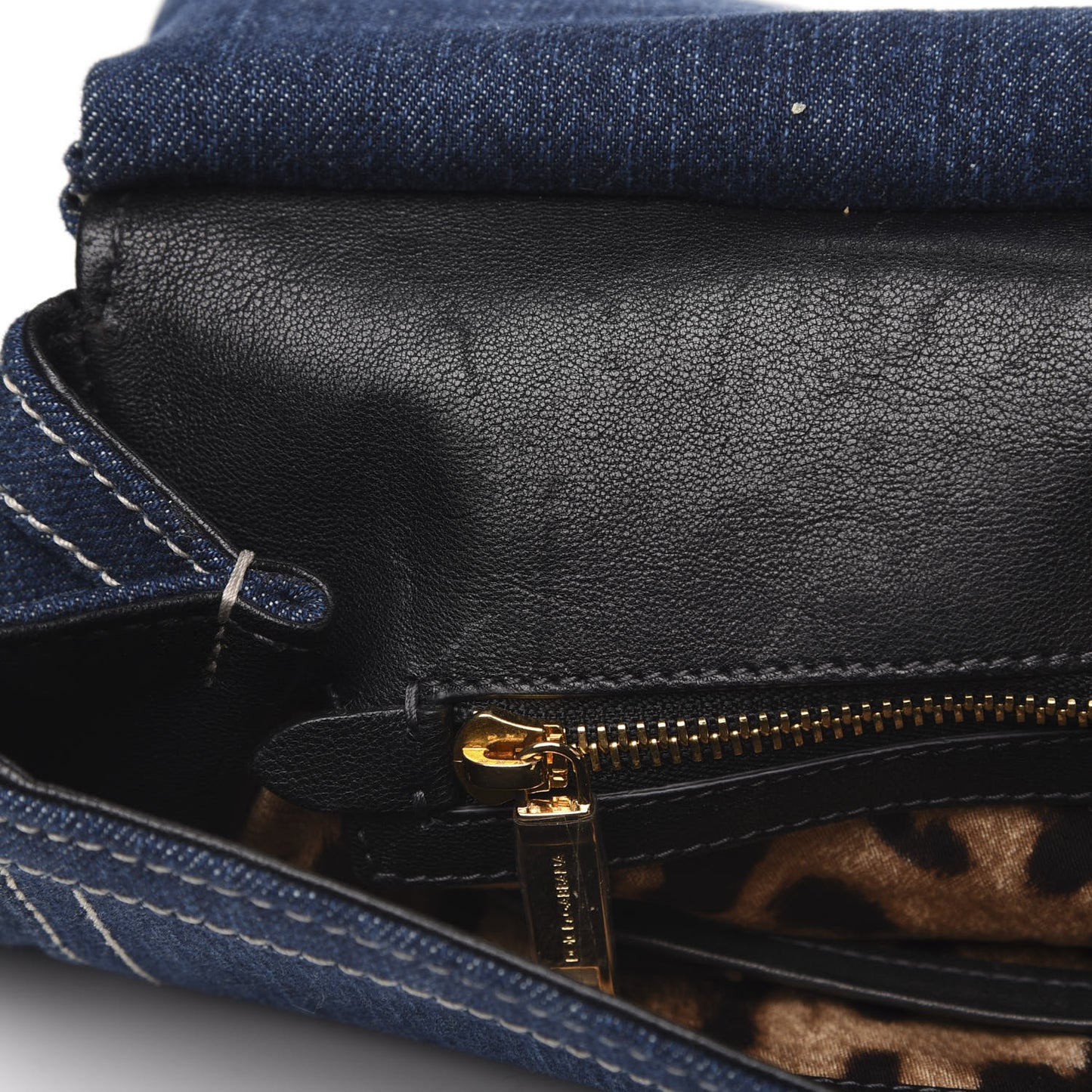 Denim Large Miss Sicily Satchel Blue