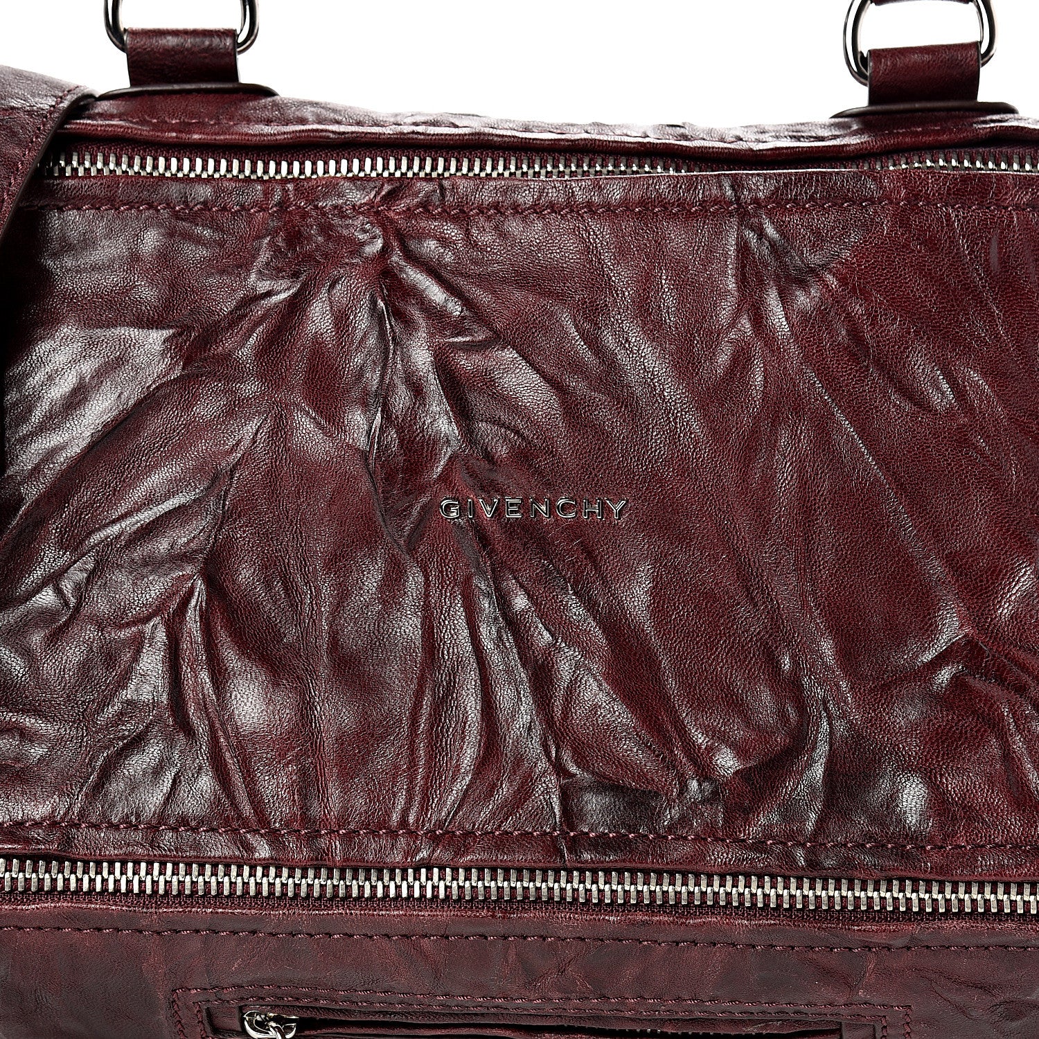 Givenchy Tumbled Sheepskin Medium Pandora Oxblood 8 of 12