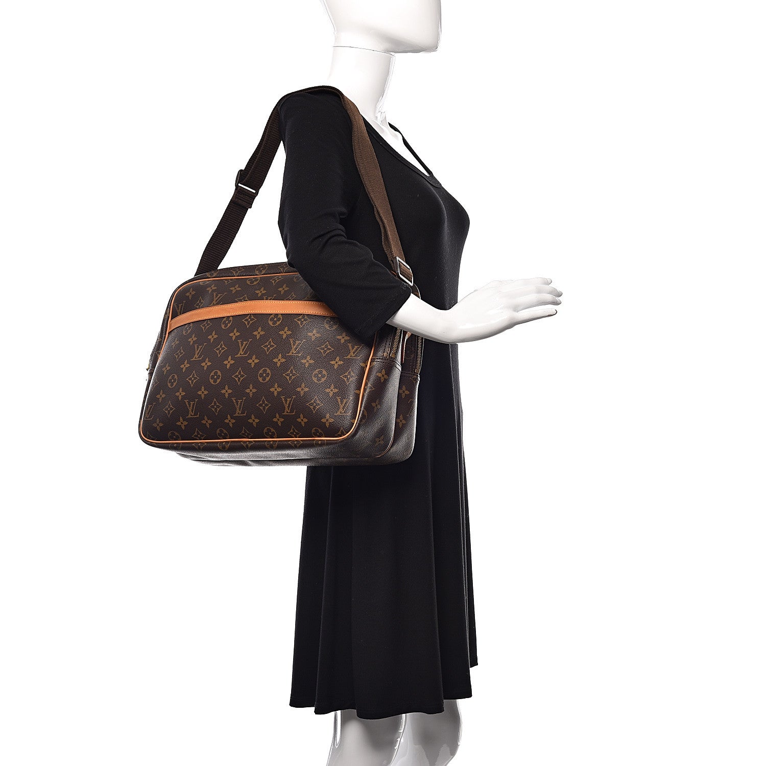 Louis Vuitton Monogram Reporter GM 2 of 10