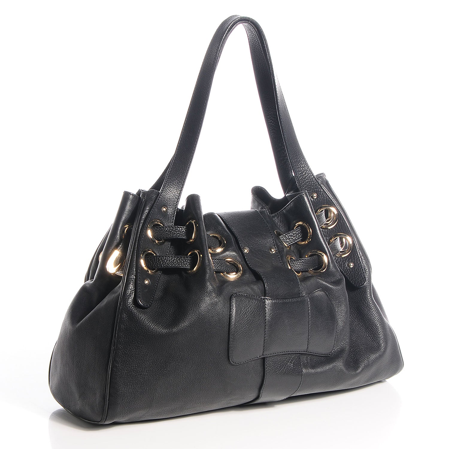 Jimmy Choo Leather Ramona Tote Black 3 of 8