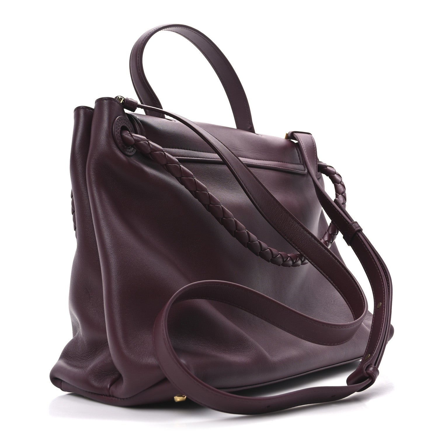 Bottega Veneta Silky Calfskin Medium Ciao Ciao Barolo 3 of 10