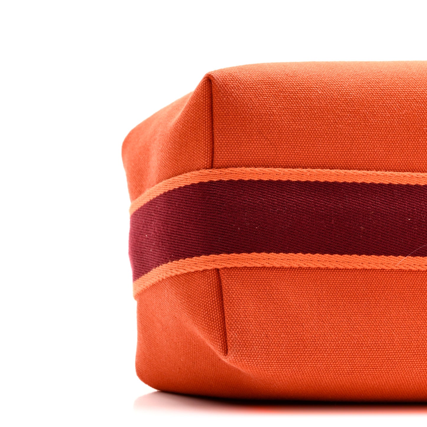 Canvas Small Bride-A-Brac Pouch Orange Burgundy