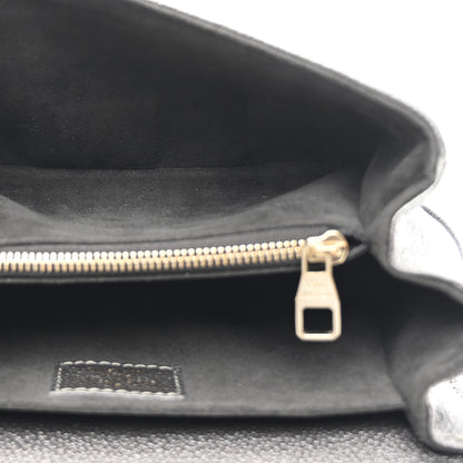 Louis Vuitton Shimmery Empreinte LV Ski Pochette Metis East West Gun Metal 5 of 10