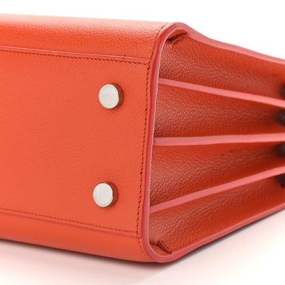 Saint Laurent Grained Calfskin Baby Sac De Jour Mandarine 8 of 13