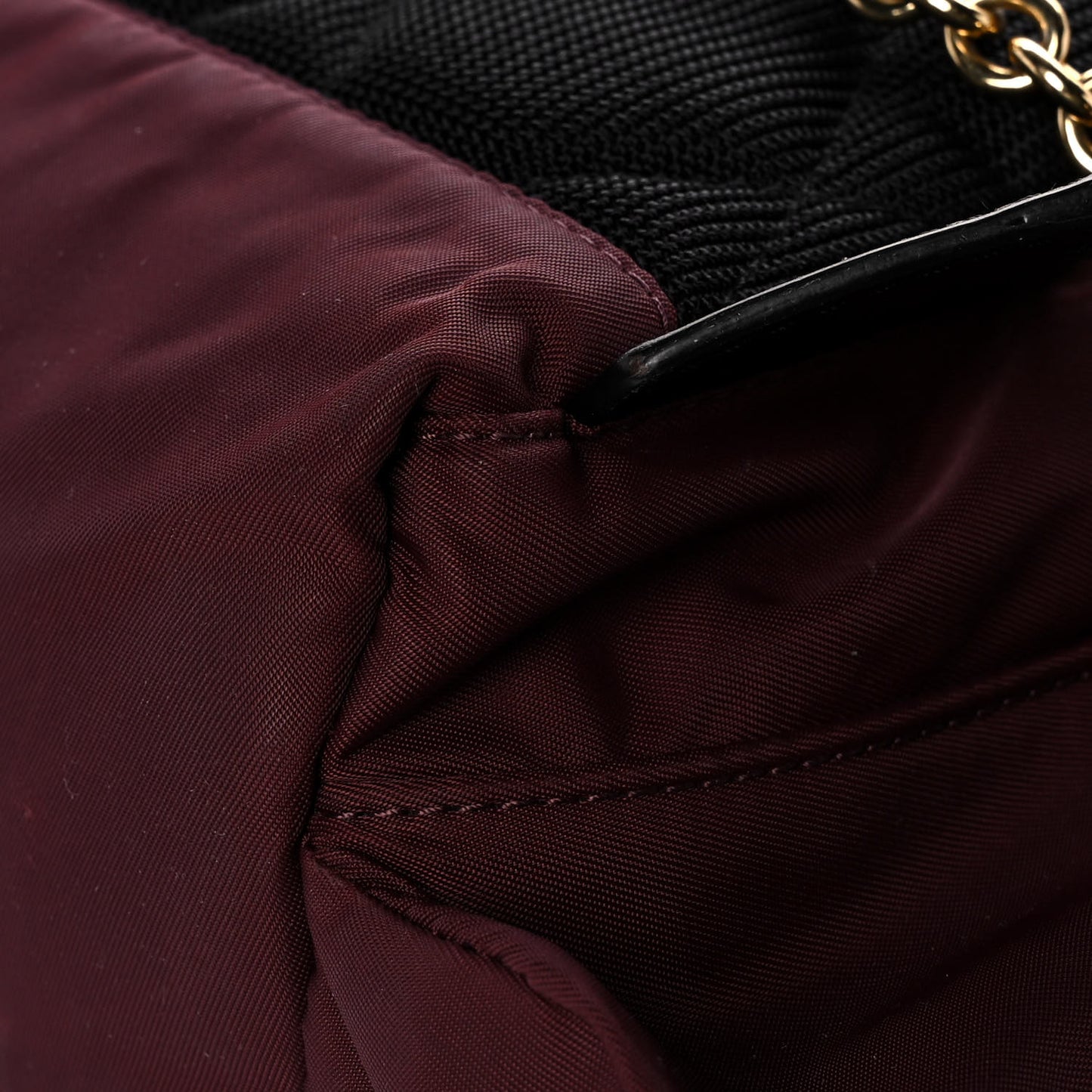 Nylon Medium Rucksack Backpack Burgundy Red
