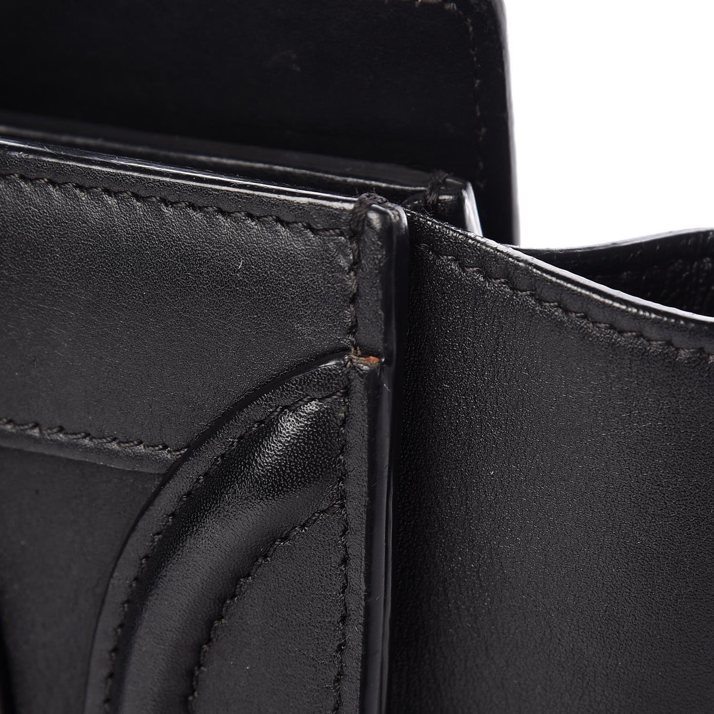Smooth Calfskin Nano Luggage Black