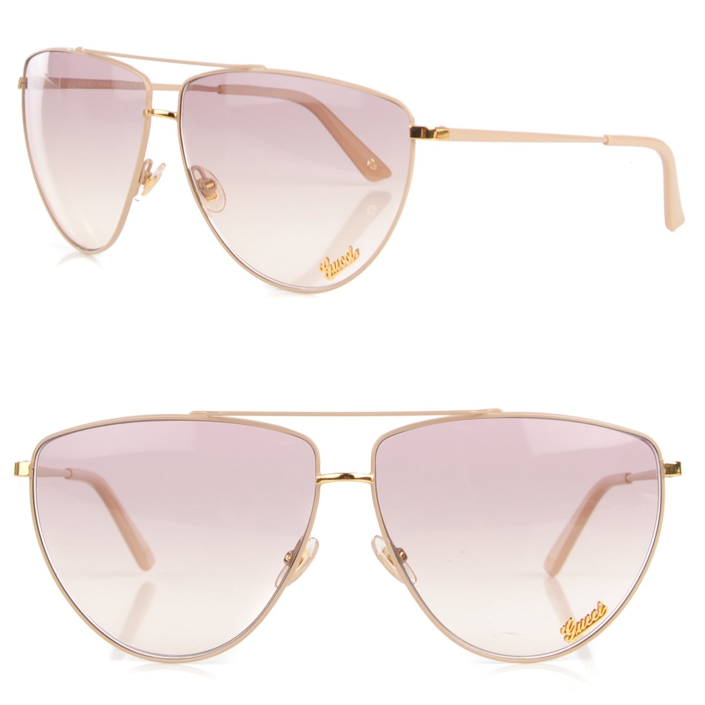 Oval Frame Aviator Sunglasses 2909/S Powder Beige
