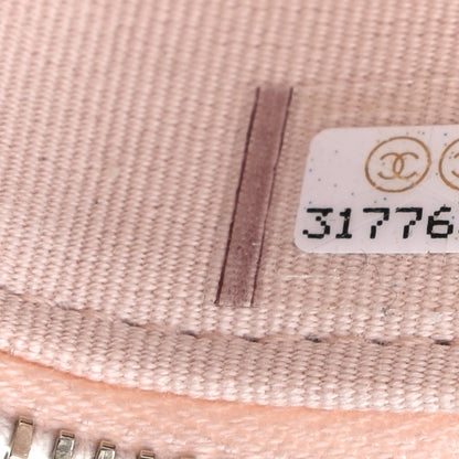 Chanel Caviar Quilted Small Vanity Case With Chain Light Beige 7 of 9