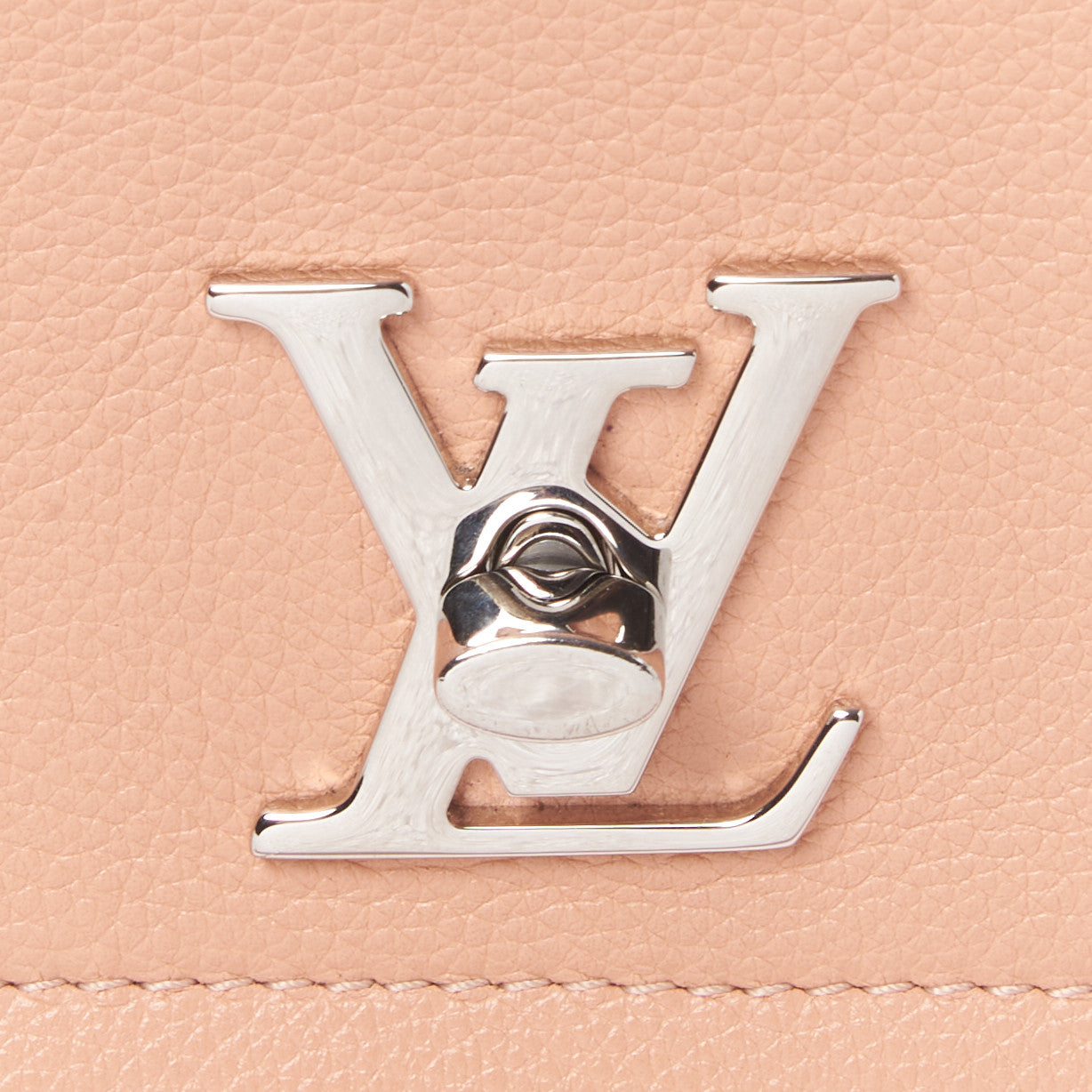 Calfskin Lockme II Chain Bag BB Venus Pink Black Magnolia