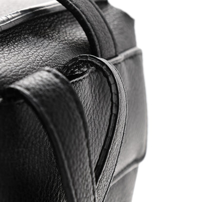 Mansur Gavriel Tumbled Calfskin Backpack Bag Black 11 of 14