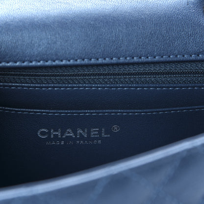 Chanel Metallic Sheepskin Quilted 2.55 Reissue Mini Flap Blue 8 of 10