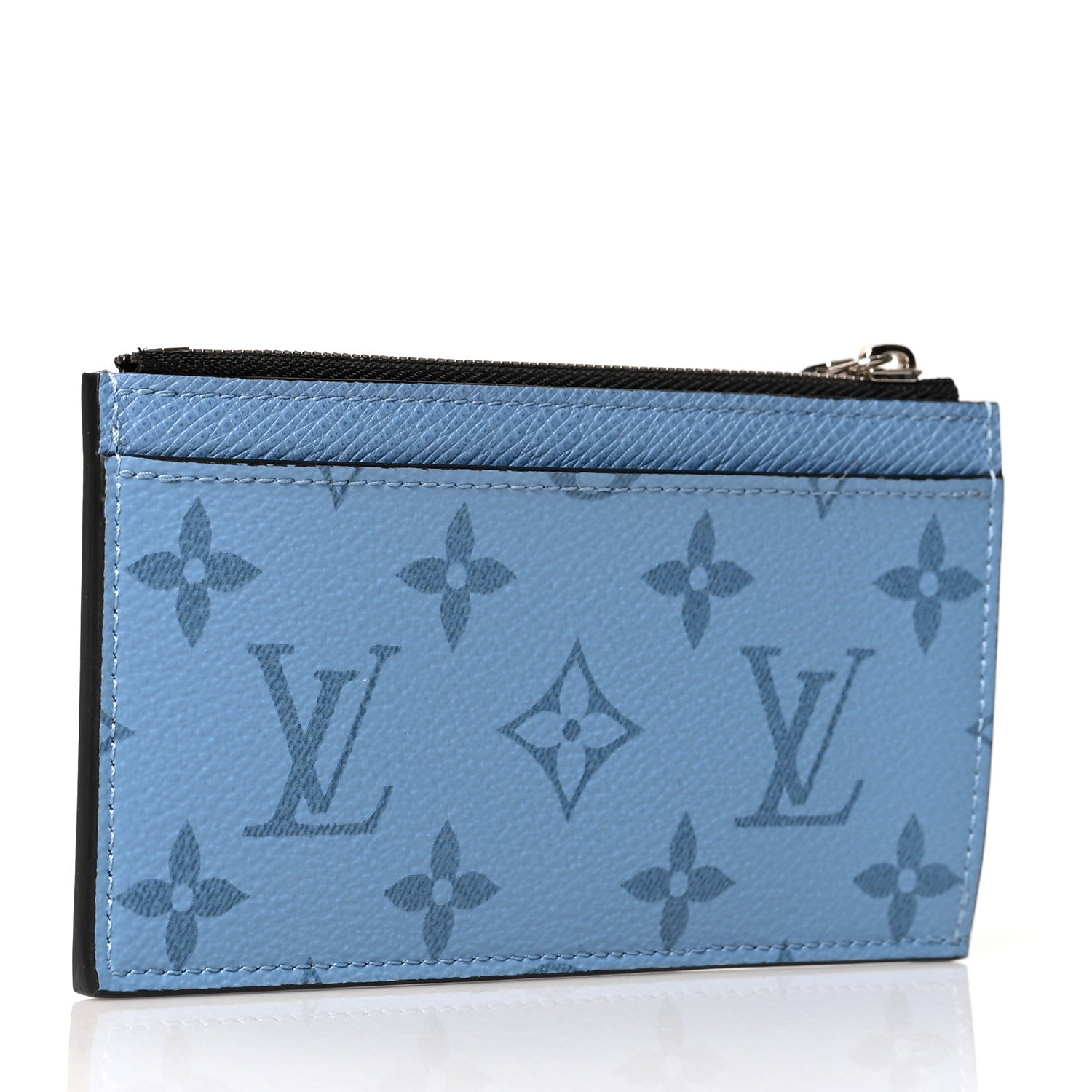 Louis Vuitton Taigarama Coin Card Holder Denim 3 of 7