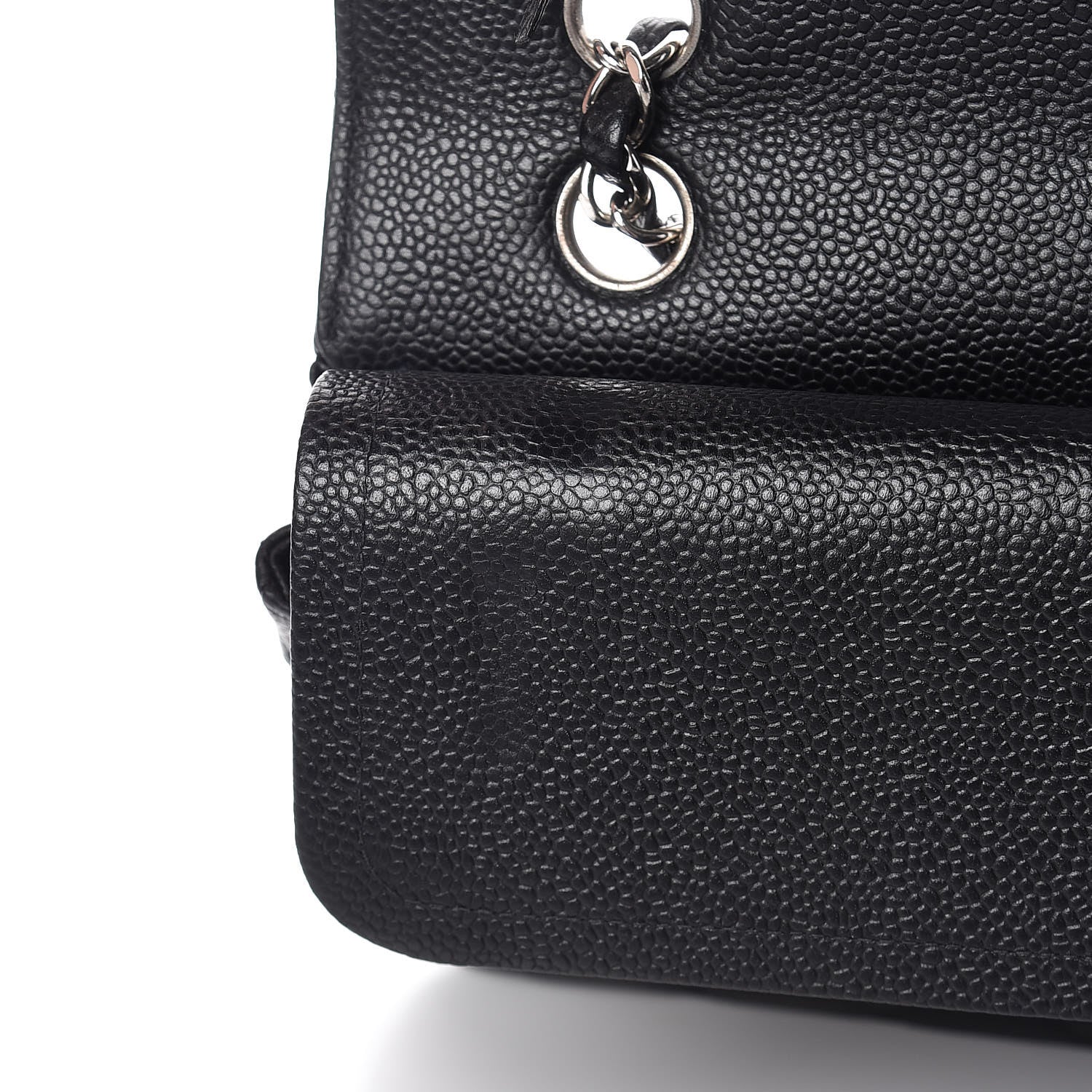 Chanel Caviar Quilted Medium Double Flap Black 18 of 25
