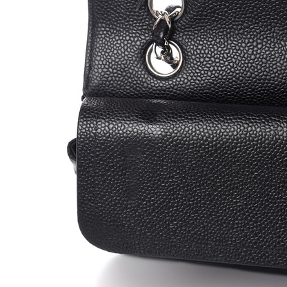 Chanel Caviar Quilted Medium Double Flap Black 18 of 25
