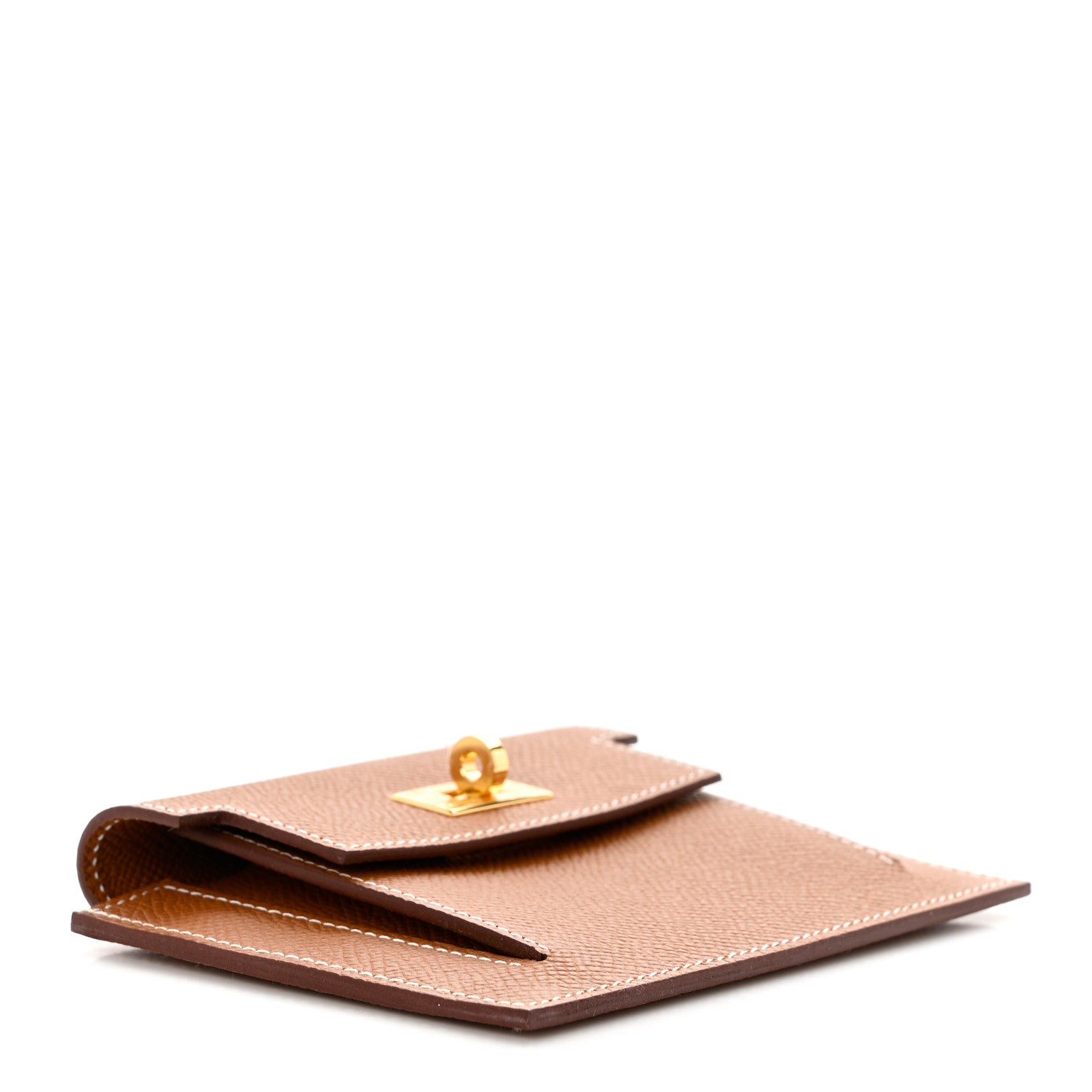 Hermes Epsom Kelly Pocket Compact Wallet Gold 4 of 8