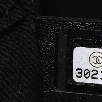 Chanel Mixed Fibers Calfskin Small Deauville Tote Black 7 of 10