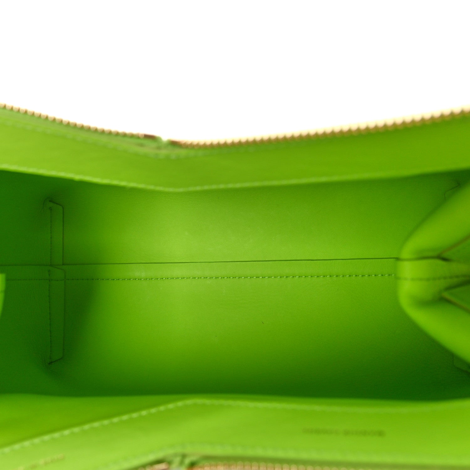 Mansur Gavriel Smooth Calfskin M Frame Bag Electric Lime 5 of 9